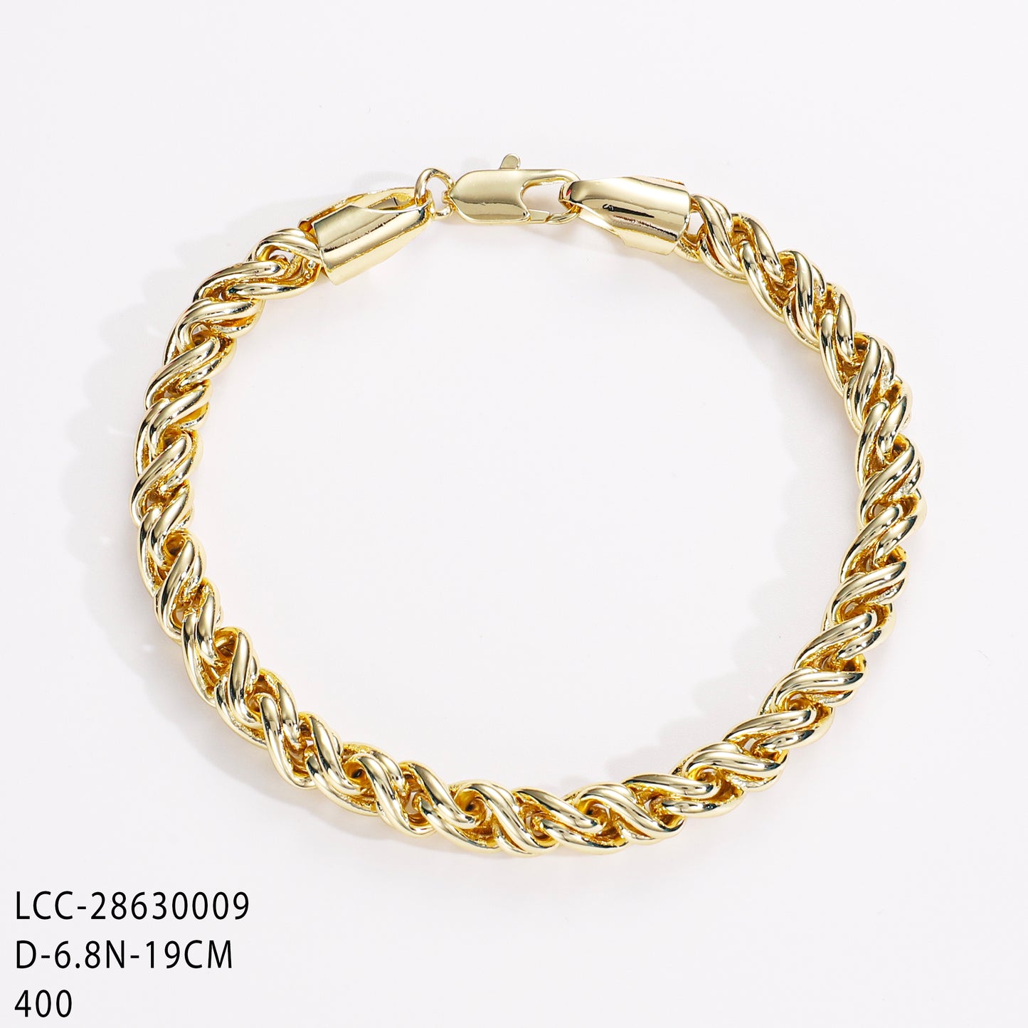 Pink Fancy Jewelry 14K Gold-plated copper cubic zirconia setting Wholesale bracelets