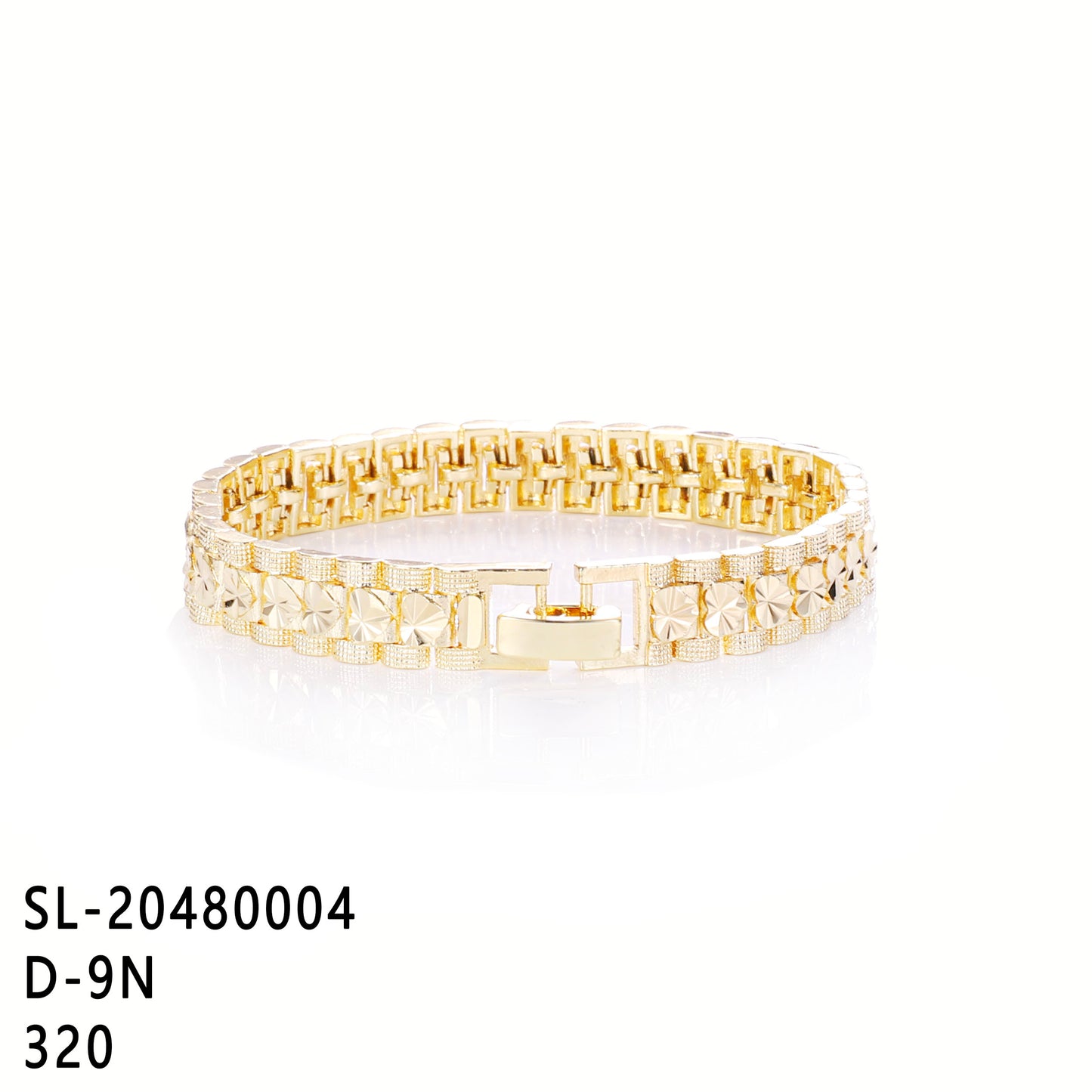 PinkFancy Jewelry 14K Gold-plated copper polymorphic punk wholesale bracelet