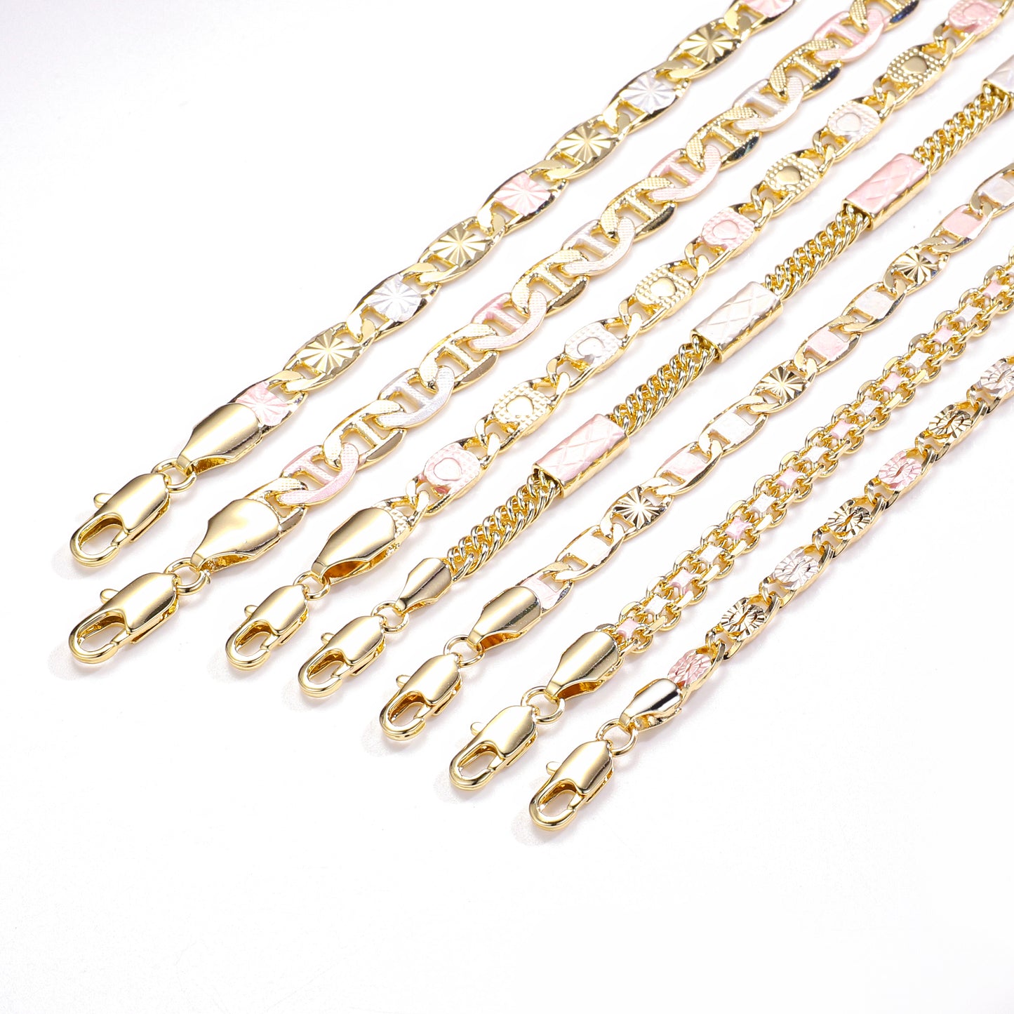 PinkFancy Jewelry 14K Gold-plated copper painting wholesale bracelet