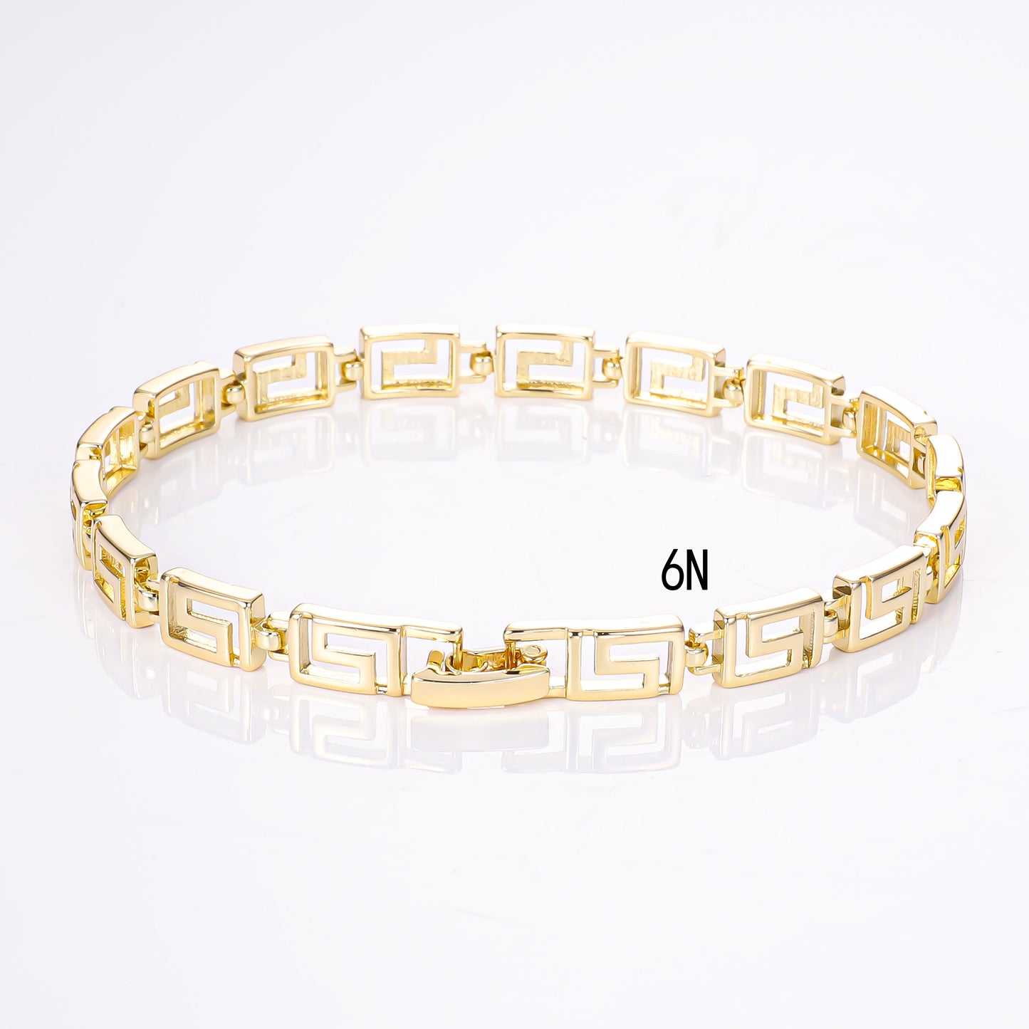 PinkFancy Jewelry 14K Gold-plated copper Hollow Maze wholesale bracelet
