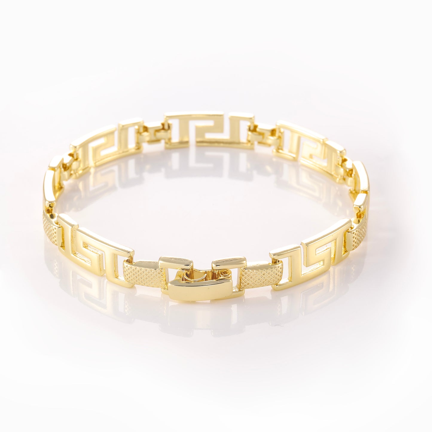 PinkFancy Jewelry 14K Gold-plated copper openwork carving wholesale bracelet