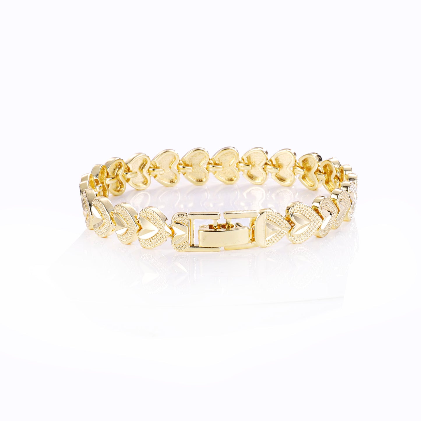 PinkFancy Jewelry 14K Gold-plated copper polymorphic punk wholesale bracelet