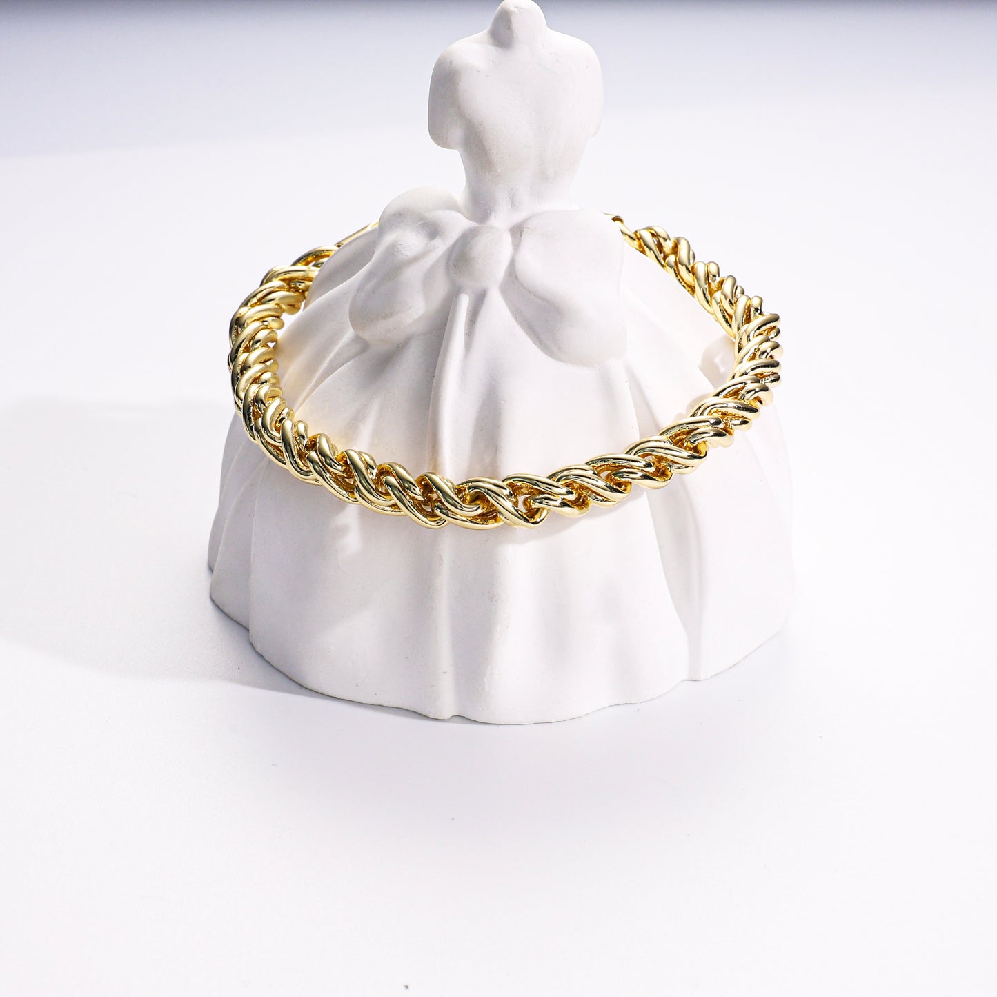 Pink Fancy Jewelry 14K Gold-plated copper cubic zirconia setting Wholesale bracelets