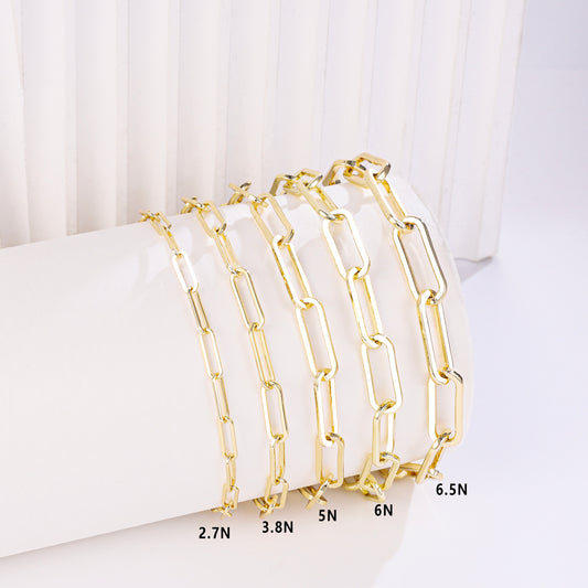 PinkFancy Jewelry 14K Gold-plated copper Bamboo chain wholesale bracelet