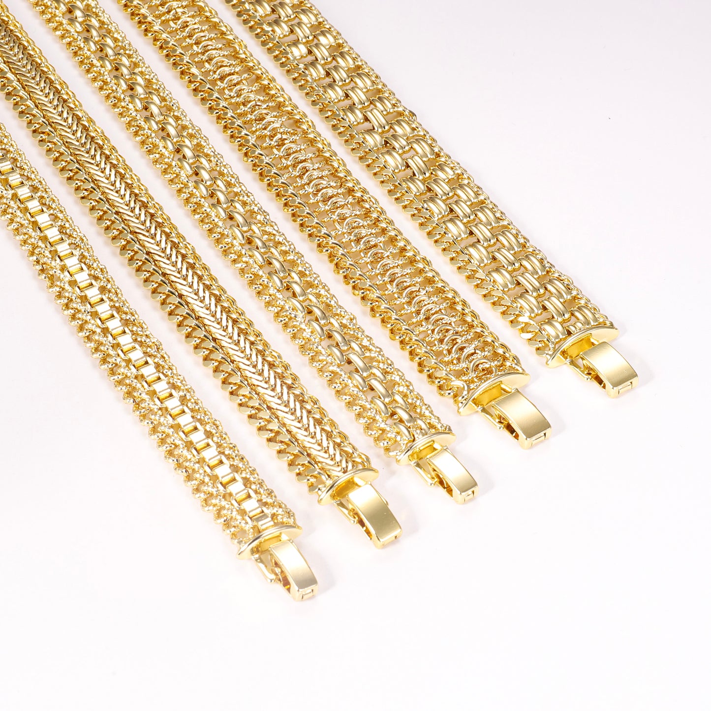 PinkFancy Jewelry 14K Gold-plated copper woven wholesale bracelet