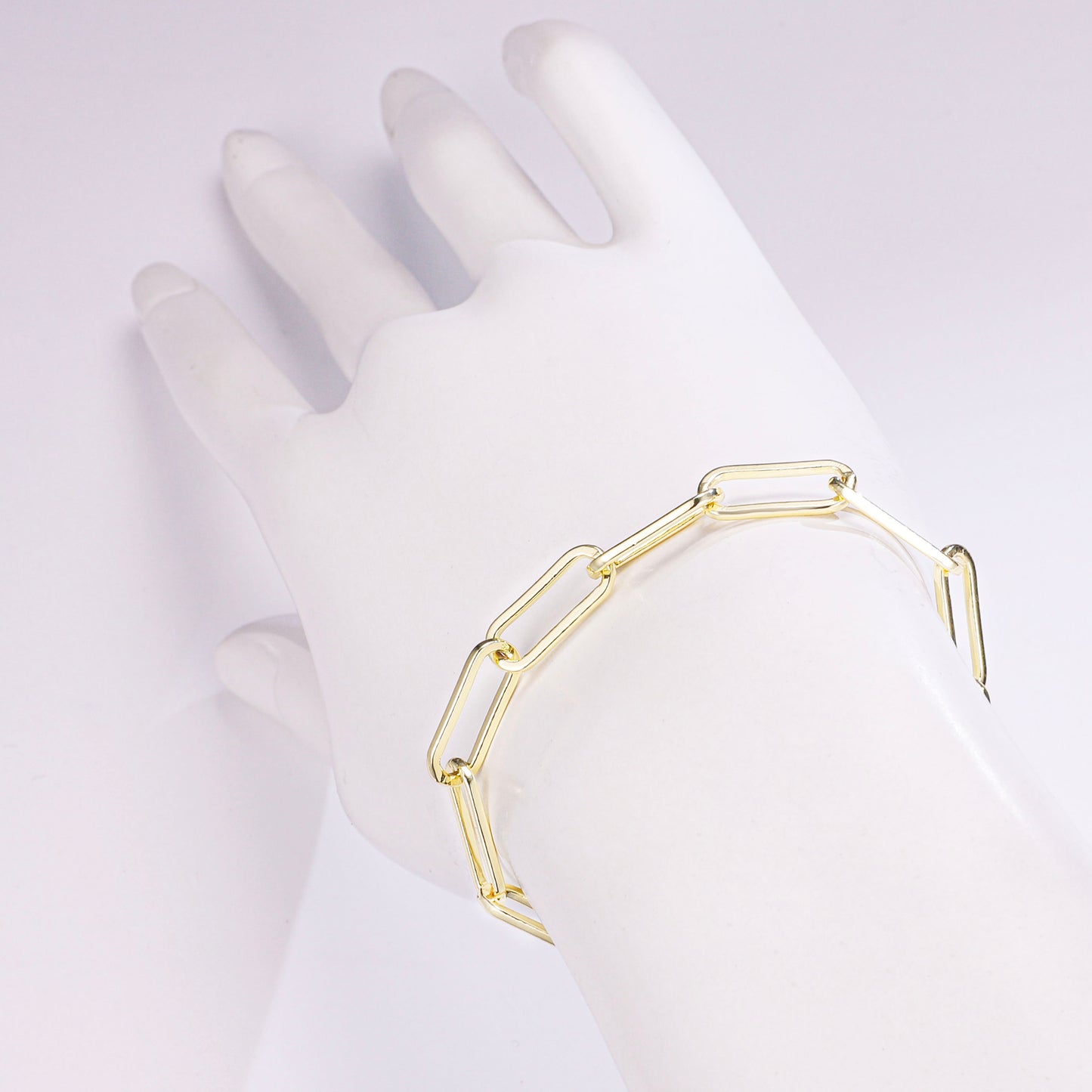 PinkFancy Jewelry 14K Gold-plated copper Bamboo chain wholesale bracelet