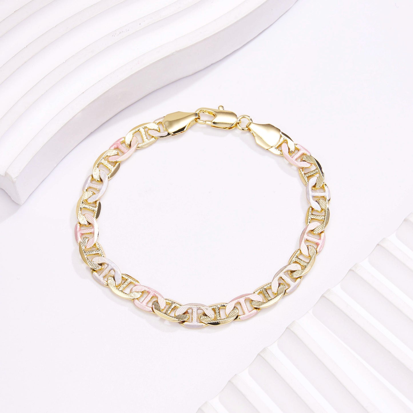 PinkFancy Jewelry 14K Gold-plated copper painting wholesale bracelet