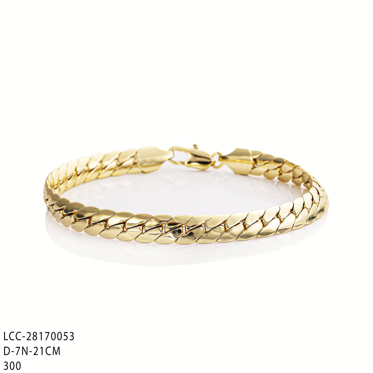 Pink Fancy Jewelry 14K Gold-plated copper cubic zirconia setting Wholesale bracelets