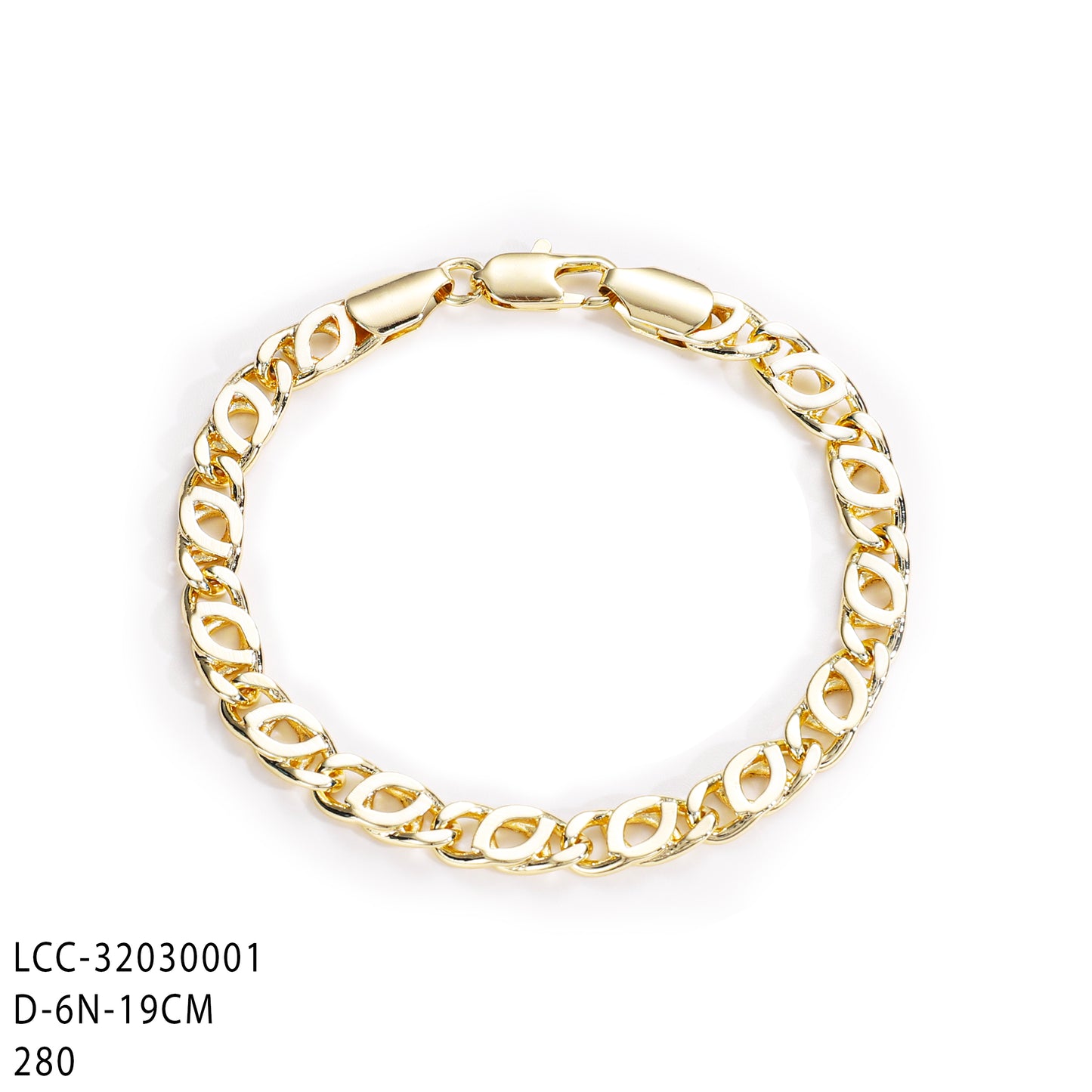 Pink Fancy Jewelry 14K Gold-plated copper cubic zirconia setting Wholesale bracelets