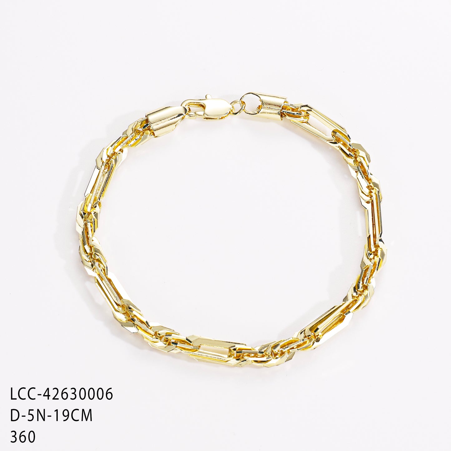 Pink Fancy Jewelry 14K Gold-plated copper cubic zirconia setting Wholesale bracelets