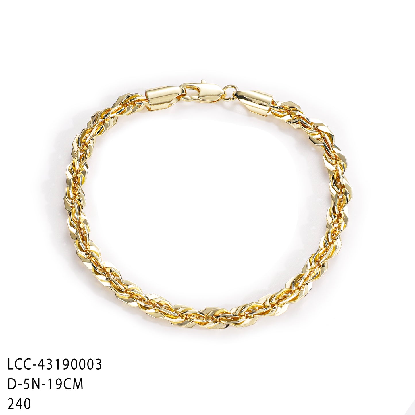 Pink Fancy Jewelry 14K Gold-plated copper cubic zirconia setting Wholesale bracelets