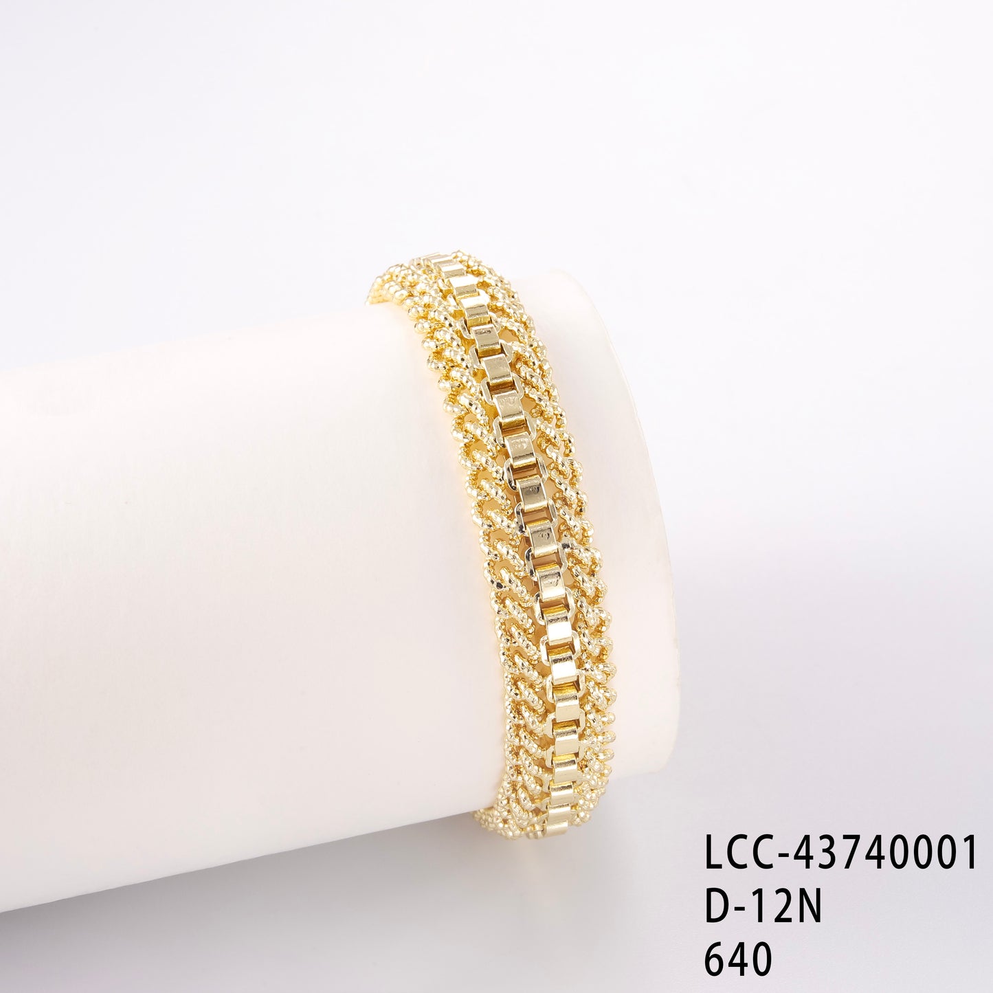 PinkFancy Jewelry 14K Gold-plated copper woven wholesale bracelet