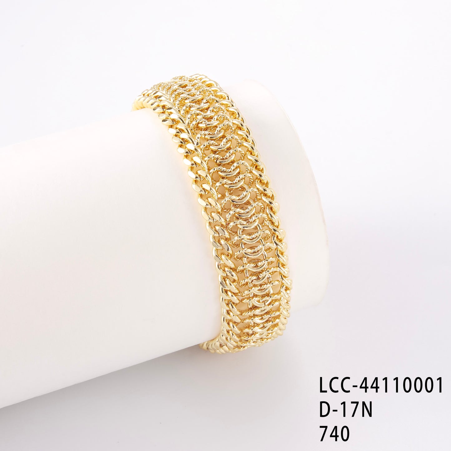 PinkFancy Jewelry 14K Gold-plated copper weaving wholesale bracelet