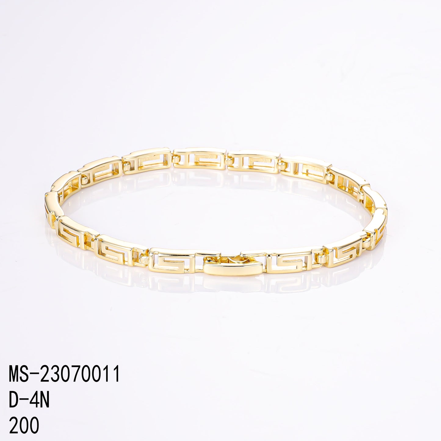 PinkFancy Jewelry 14K Gold-plated copper Hollow Maze wholesale bracelet