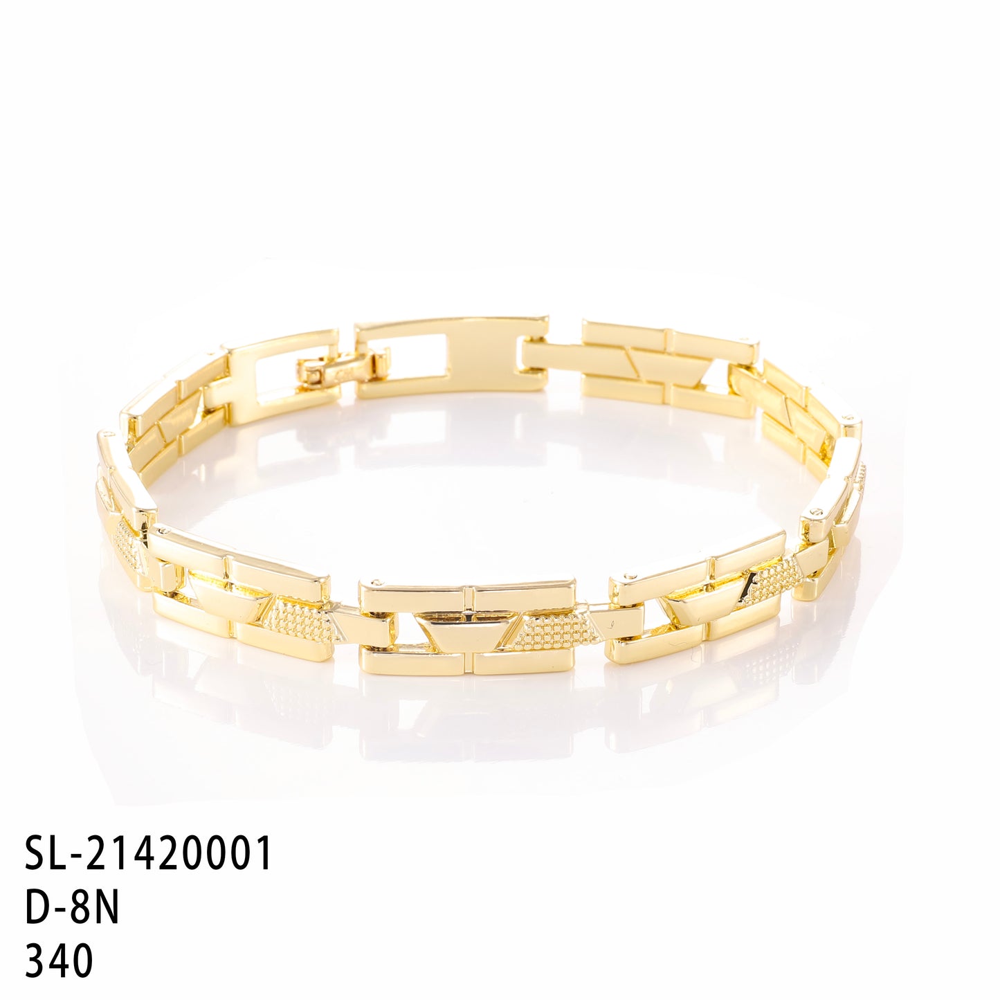 PinkFancy Jewelry 14K Gold-plated copper openwork carving wholesale bracelet