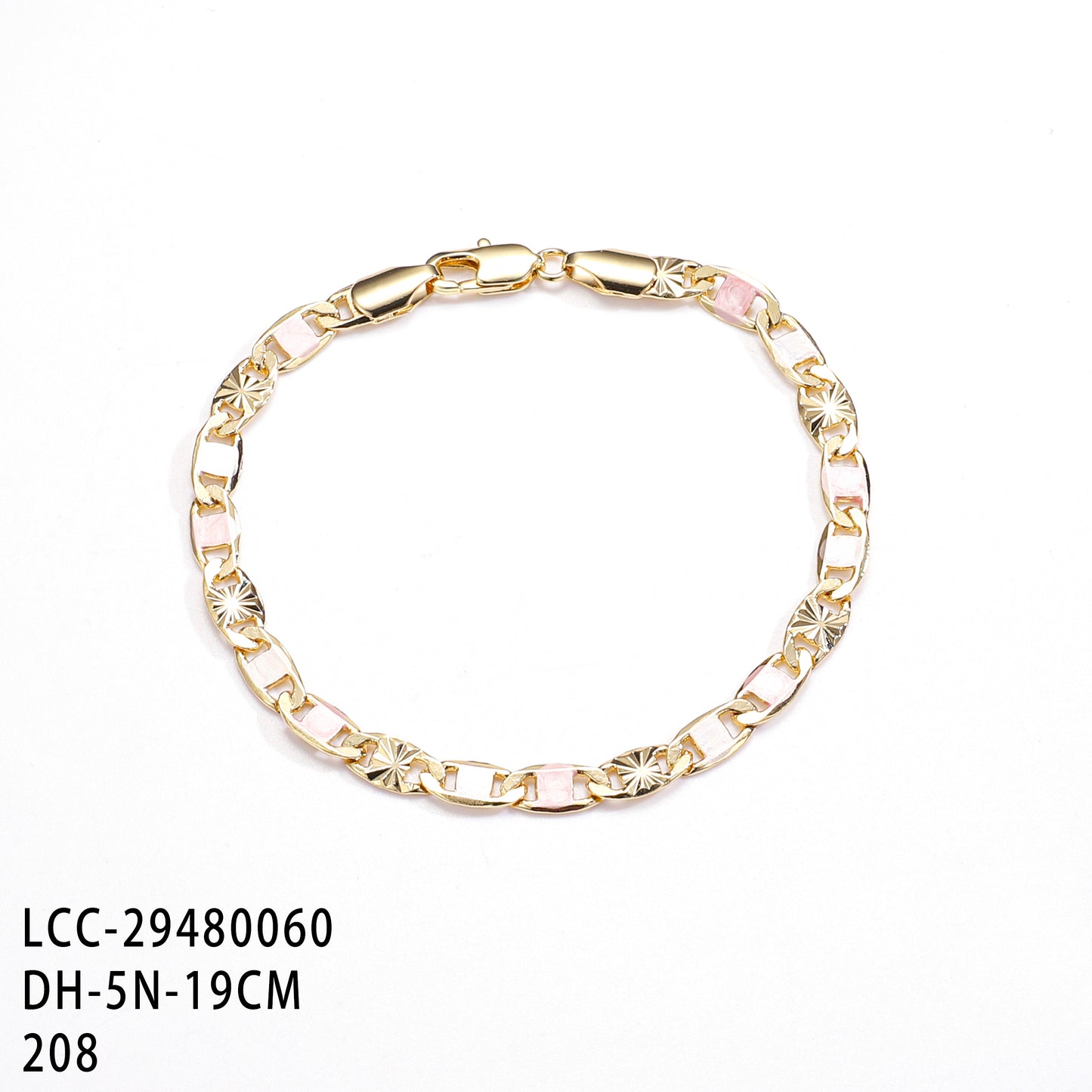 PinkFancy Jewelry 14K Gold-plated copper painting wholesale bracelet