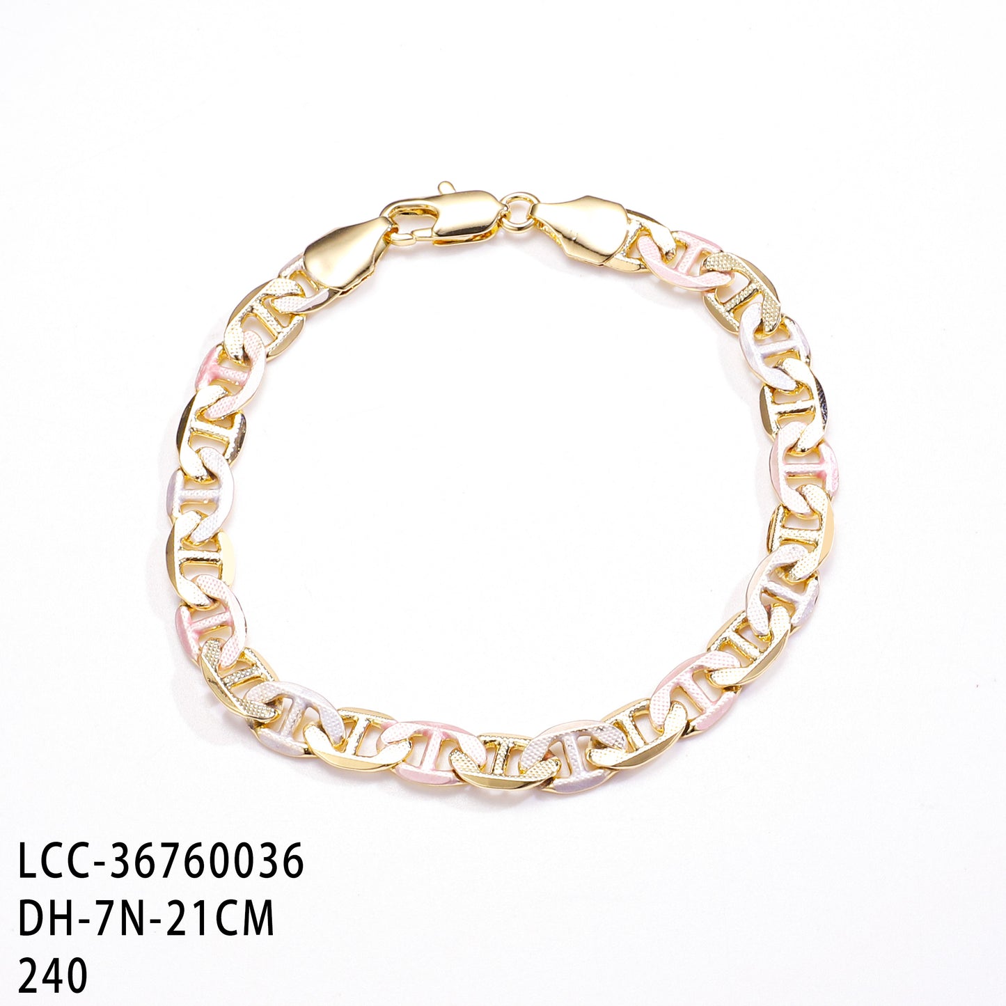 PinkFancy Jewelry 14K Gold-plated copper painting wholesale bracelet