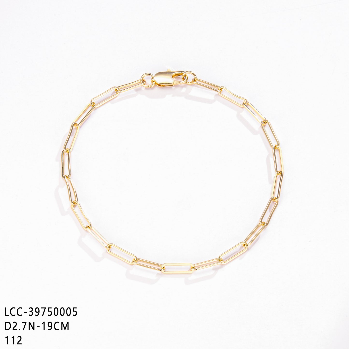 PinkFancy Jewelry 14K Gold-plated copper Bamboo chain wholesale bracelet