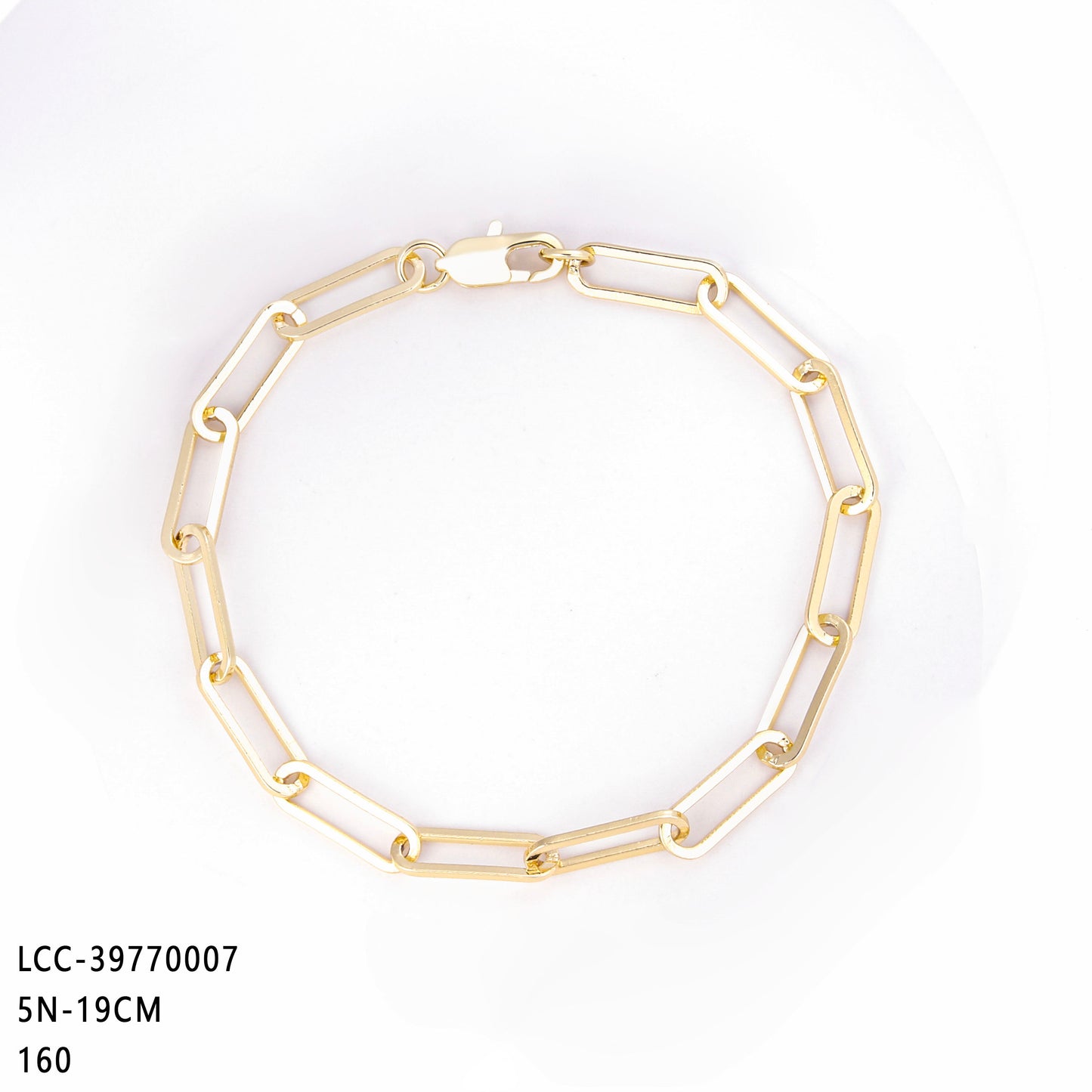 PinkFancy Jewelry 14K Gold-plated copper Bamboo chain wholesale bracelet