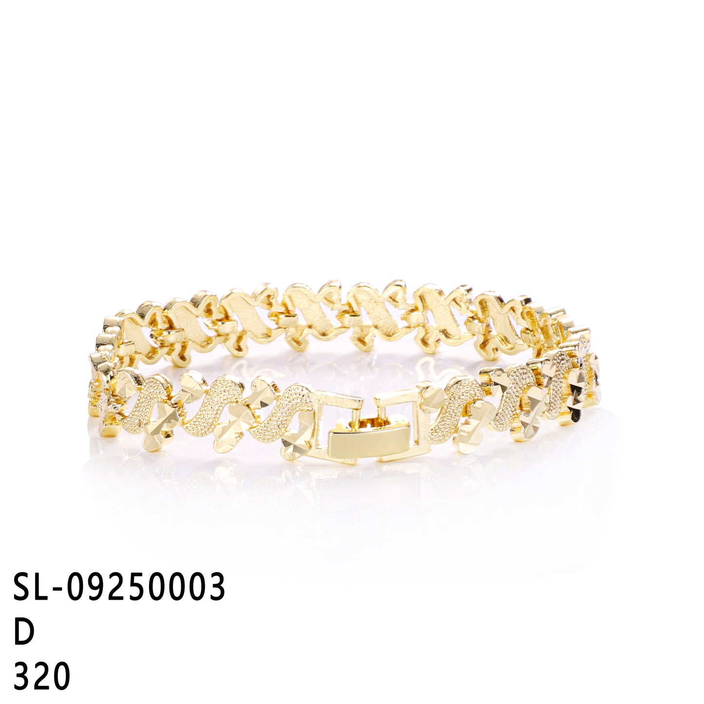 PinkFancy Jewelry 14K Gold-plated copper polymorphic punk wholesale bracelet