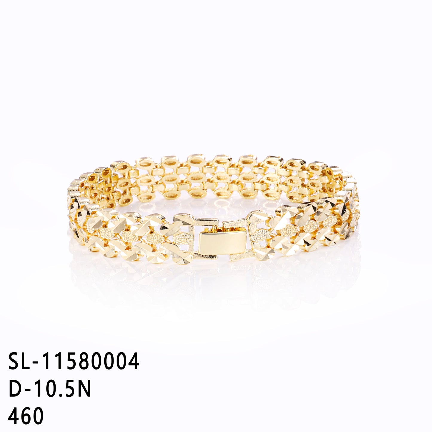 PinkFancy Jewelry 14K Gold-plated copper polymorphic punk wholesale bracelet