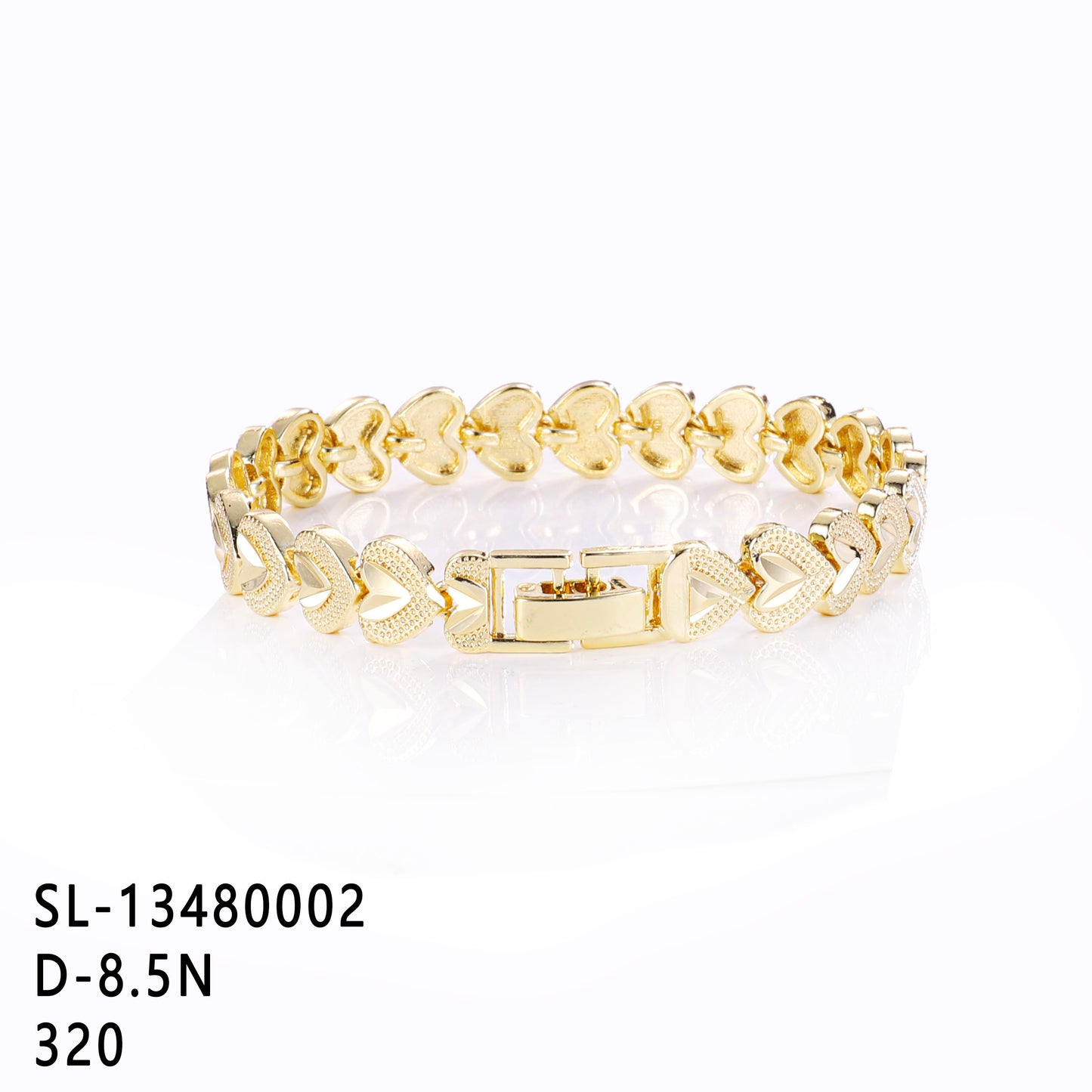 PinkFancy Jewelry 14K Gold-plated copper polymorphic punk wholesale bracelet